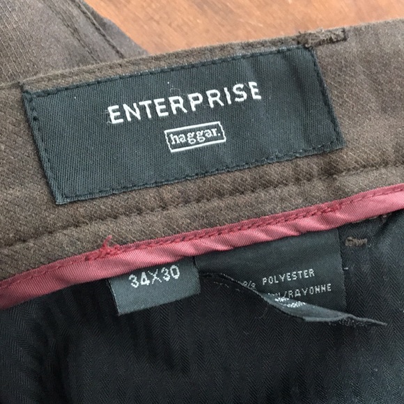 Mens Haggar Enterprise Trousers - Picture 7 of 15